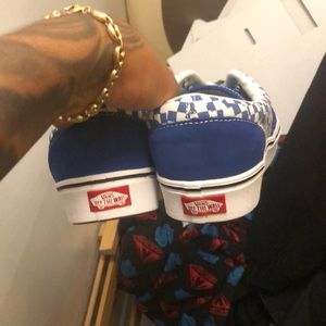Vans Shoes - Blue checkered vans Vans Shoes - Blue checkered vans